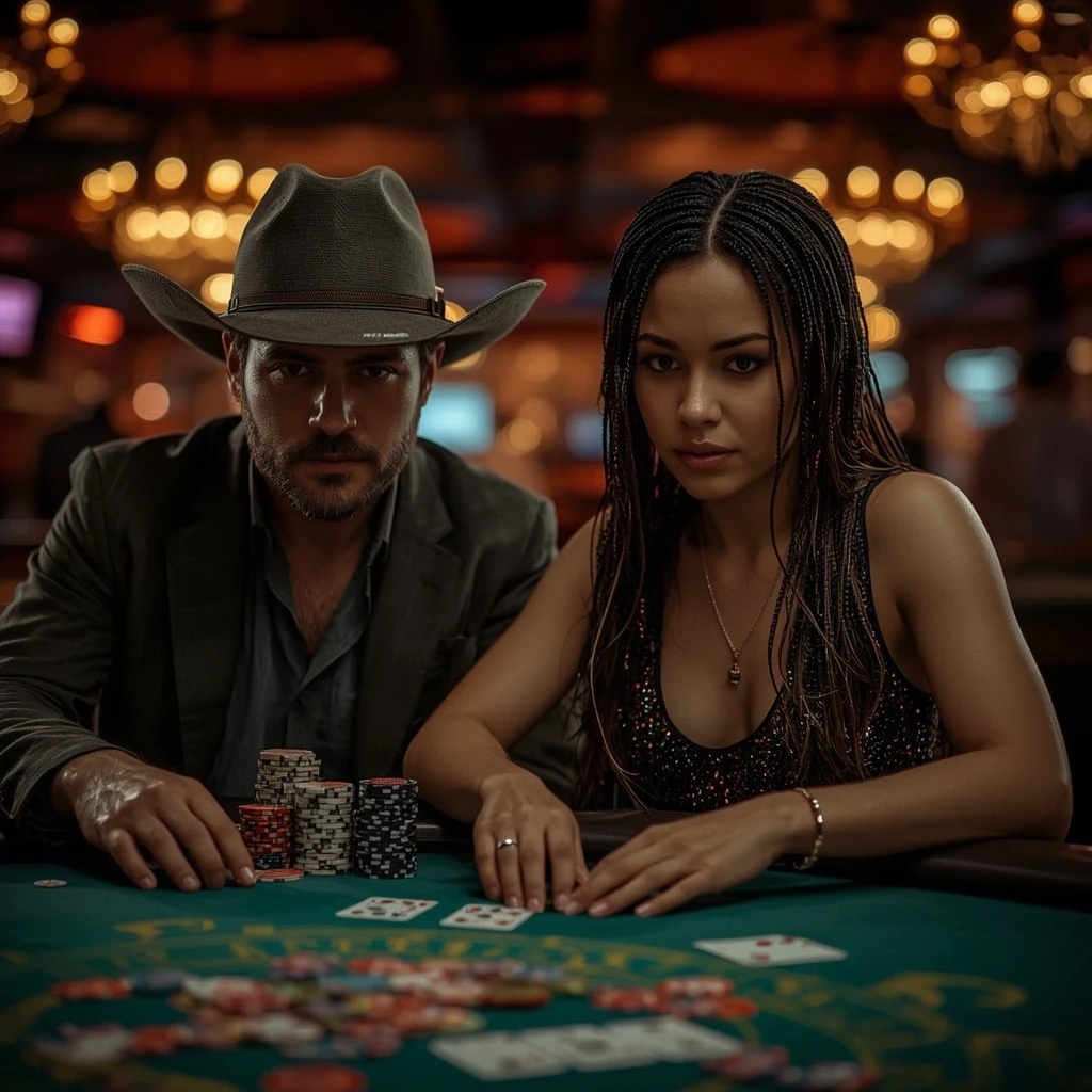 foto de dos jugadores de póker MR CASINO